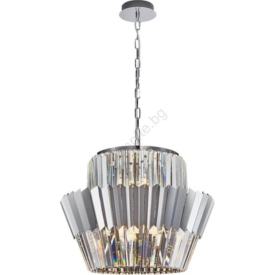 MILAGRO Пендел DONNA 12xE14/40W/230V Ø 55 см матов хром (MI2703)