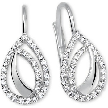 Soliter Módne náušnice z bieleho zlata s kryštálmi 745 239 001 00828 0700000