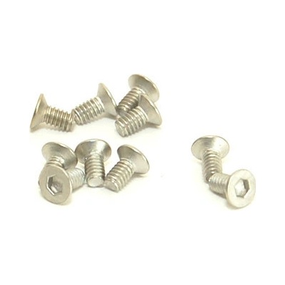 PN Racing M2×4 Titanium Countersunk Hex Machine Screw 10 ks