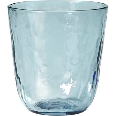 Broste Sklenice HAMMERED modrá 250 ml