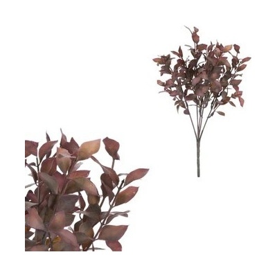 Umelý trs Buxus zeleno-fialová, 33 cm