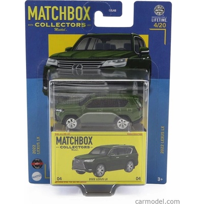 Mattel hot wheels Lexus Lx 2022 Tmavě Zelená 1:64