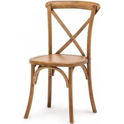 FLEXFURN Drevená banketová stolička Crossback