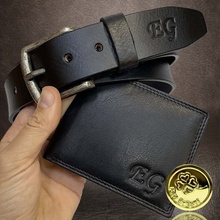 Prémiový kožený set s monogramem poctivá profesionální práce