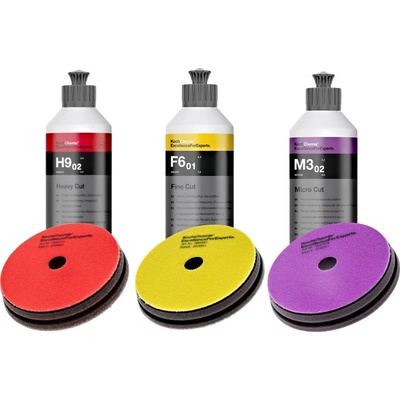 Koch Chemie 3-kroková sada pro korekci a leštění laku