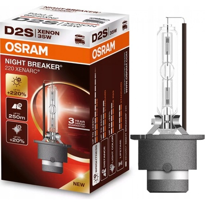 Osram xenon. výbojka 85V 35W D2S P32d-2 Night Breaker Xenarc +220%
