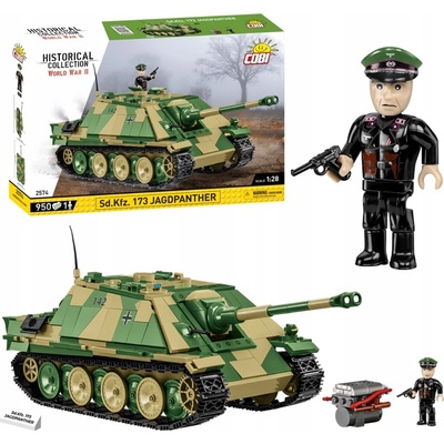 COBI 2574 World War II 1:28 Německý těžký stíhač tanků Sd.Kfz. 173 JAGDPANTHER – Zboží Dáma