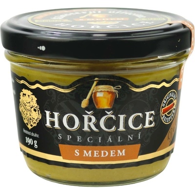 Klášterní officína Hořčice S MEDEM 190 g