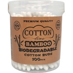  COTTON LINE клечки за уши, Bamboo, 100 броя