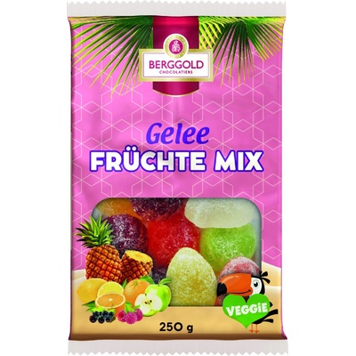 Pössneck Želé Ovocný mix v cukru 250 g