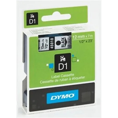 DYMO páska D1 12 mm x 7 m čierna žltá