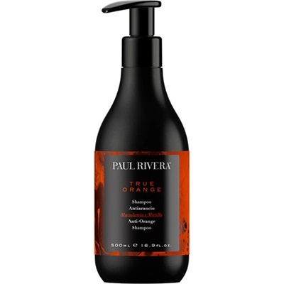 Paul Rivera True Orange Шампоан за неутрализиране на медни нюанси, 500 ml