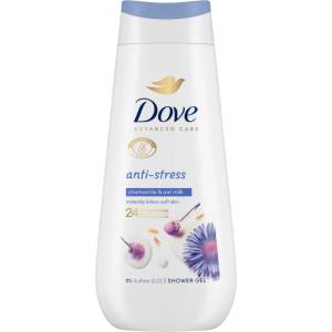 Dove ADVANCED CARE, Душ гел - Anti-Stress лайка & овесено мляко, 225мл