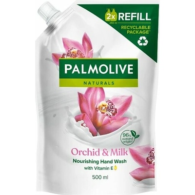 Palmolive Naturals tekuté mydlo náhradná náplň milk & orchid 500 ml
