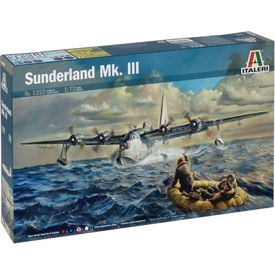 ITALERI Model Kit letadlo 1352 SUNDERLAND Mk.III 33-1352 1:72