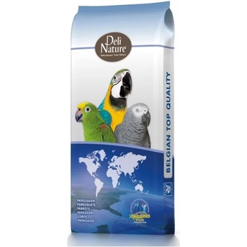 BEDUCO Deli nature parrot brilliant храна за големи папагали с чушка 15 кг beduco Белгия 006461