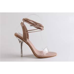 Chic Сандали Chic Women's Tie Strap Flat Sandal - Nude
