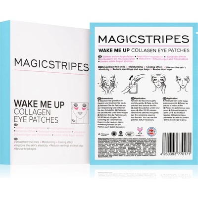 Magicstripes Wake Me Up Collagen Eye Patches колагенова маска за областта около очите против признаците на умора 5 бр