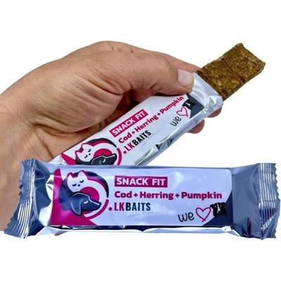 LK Baits Pet SNACK FIT Treska Herring Tekvica 20 g