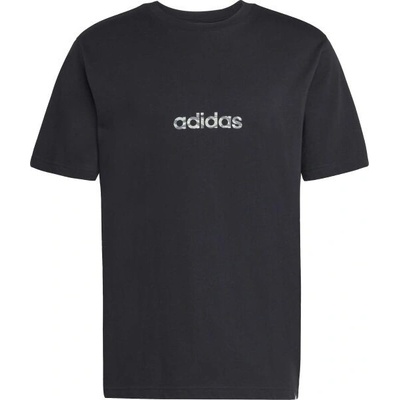 adidas CAMO LINEAR GRAPHIC TEE pánské triko černá