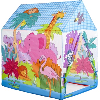 Iplay Детска палатка IPLAY Зоопарк, 95 x 72 x 102 см (8182 JUNGLE)