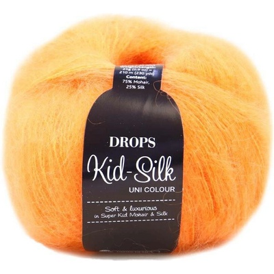 Drops Kid-Silk 49 zářivá oranžová