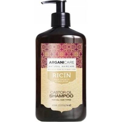 Arganicare Castor Oil Šampón stimulujúci rast vlasov 400 ml