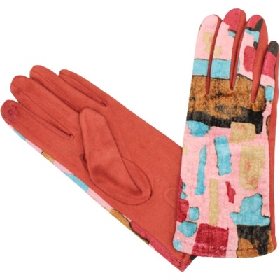 Krumlovanka Bordó zimní rukavice s podšívkou mikroplyš P-17106A-4