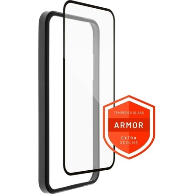 FIXED Prémiové ochranné tvrdené sklo Armor s aplikátorom pre Apple iPhone 14/13/13 Pro FIXGA-928-BK, čierne
