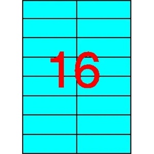 APLI Етикет, 105x37 mm, цветен, APLI, син, 320 етикета в опаковка 01596 (01596)