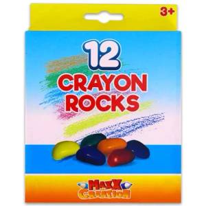 MaxxCreation Maxx Creation: 12 броя восъчни моливи Crayon Rocks (11612)