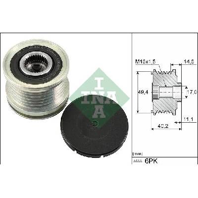 Předstihová spojka Schaeffler INA 535 0124 10