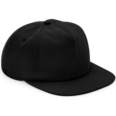 Beechfield B64N 5 panelová z bio bavlny 53.064N black