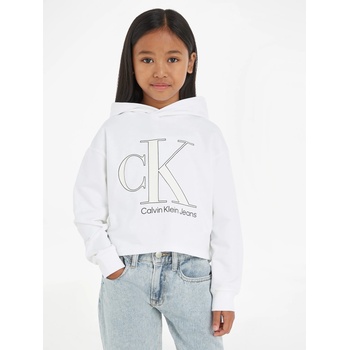 Calvin Klein Суитшърт детски Calvin Klein Jeans | Byal | Момичешки | 116