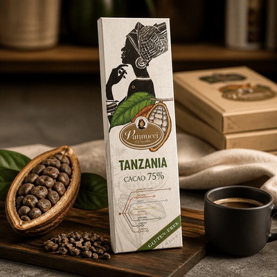 Vannucci Tanzania extra horká 75% kakaa 100 g
