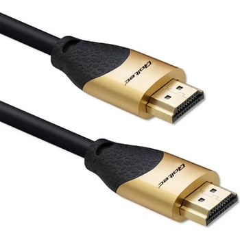 Qoltec 50356 HDMI v2.1 кабел Ултра висока скорост 8K | 60Hz | 28AWG | ЗЛАТО | 3м (50356)