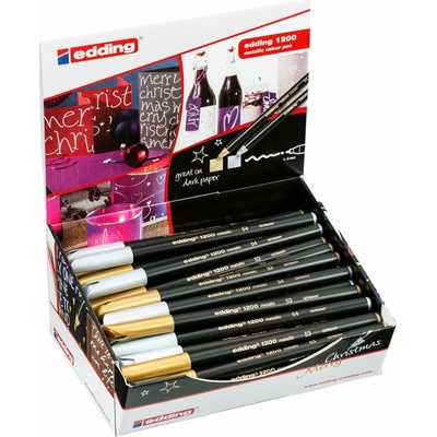 Edding e-1200 1-3 mm displej 50 ks mix barev