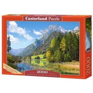 Castorland Puzzle 2000 pcs. Mountain Refuge in the Alps