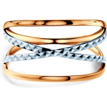 SAVICKI Пръстен Savicki: двуцветно злато