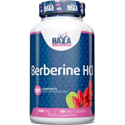 Haya Labs Berberine HCl, 400 mg, 60 капсули, Haya Labs
