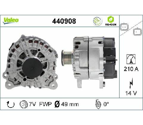 Alternátor VALEO 440908