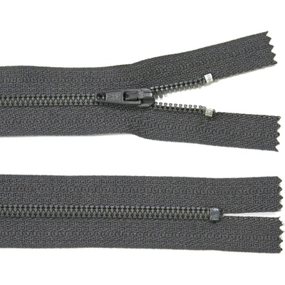 Spirálový zip no.3 nerozepínací 22cm - více barev color: 712 tmavě šedá