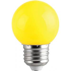 VIVALUX LED КРУШКА VIVALUX COLORS LED 1W E27 Yellow (VIV003541)