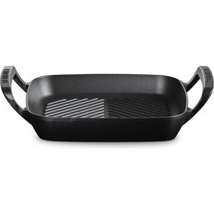 Le Creuset Плоча за скара BBQ Outdoor квадратна 26 см черен мат (20275260000005)