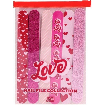 JöVő sada pilníků na nehty Love 6 ks