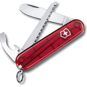 Victorinox Нож с пиличка, червен Цвят: червен прозрачен