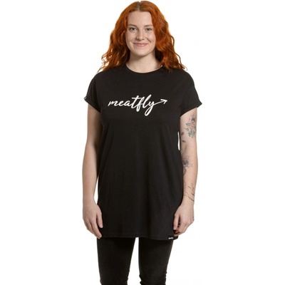 Meatfly dámské šaty Senna Logo Black Černá