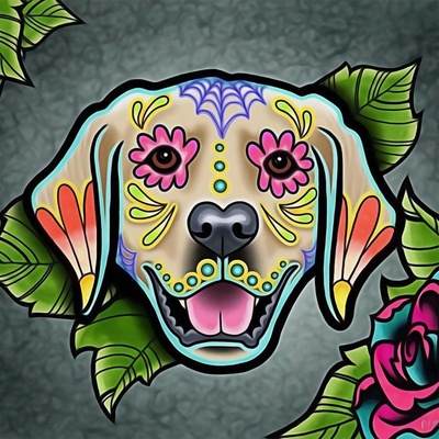 Norimpex - Puzzle Diamant painting: Labrador 30x30cm 7D - 1 - 39 piese