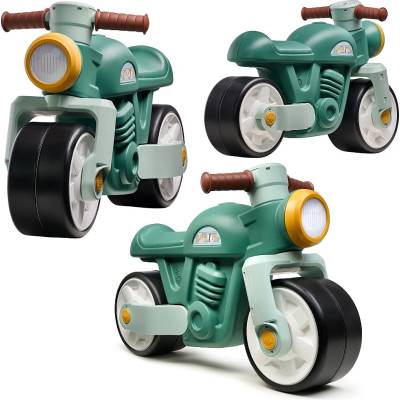 FALK Odrážedlo Motocykl Běhový Vintage Zelený 1-3 roky