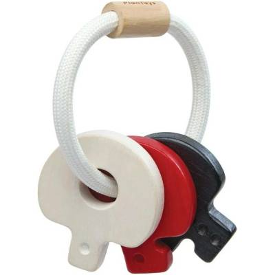 PlanToys Kontrastná hrkálka s kľúčmi